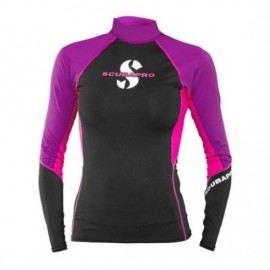 Scubapro Rashguard Lycra T-Flex UPF80 manches longues femme rose Scubapro Rashguard Lycra T-Flex UPF80 manches longues femme rose