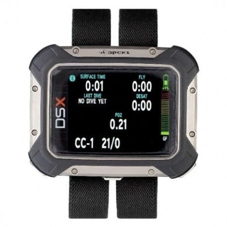Apeks Tauchcomputer DSX mit Gasanalysemodul