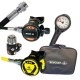 Beuchat Atemregler-Set VR400 DIN 300 b. + Oktopus VR + Finimeter + Tasche
