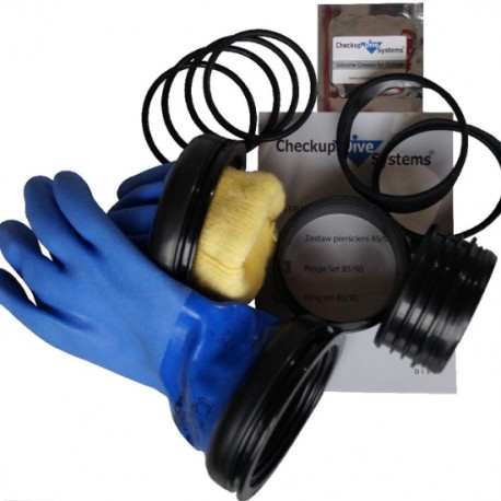 Checkup Gants étanches avec sous-gants fixes 90mm