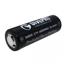 Divepro accu protégé 26800 6800mAh - B09 - charge par USB