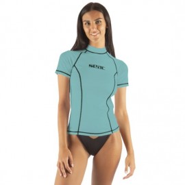 Seac Lycra T-Sun SS tiffany femme Seac Lycra T-Sun SS tiffany femme