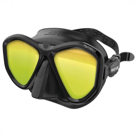 Seac-Maske Symbol verspiegelte Gläser