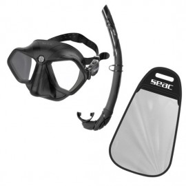 Seac Set Masque Raptor et tuba pliable Turtle