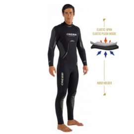 Cressi Combinaison homme 5mm Comfort noire Cressi Combinaison homme 5mm Comfort noire