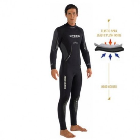 Cressi Herren Neoprenanzug 5mm Comfort