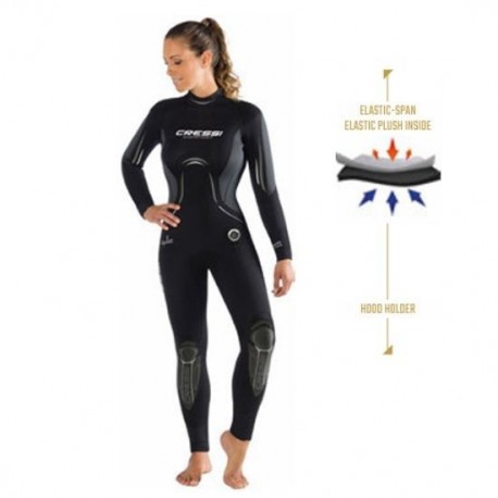 Cressi Damen Neoprenanzug 5mm Comfort
