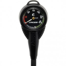 Cressi Mini-Finimeter schwarz 300 bar