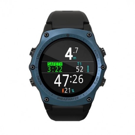 Shearwater Ordinateur Montre Teric Bleu