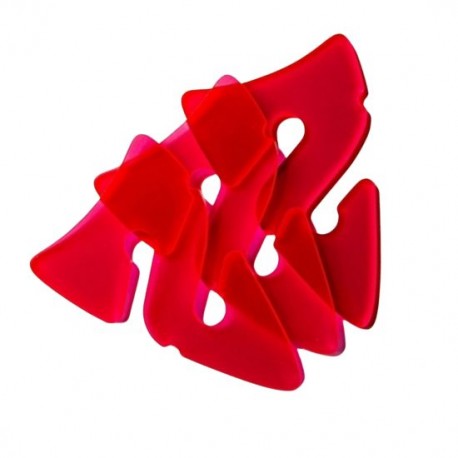 Razor 3 Line Arrows – Transparentes Rot