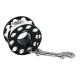 Razor Parachute de palier Noir & Orange 150cm avec reel
