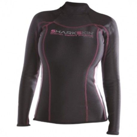 Sharkskin Chillproof Lycra langarm Damen