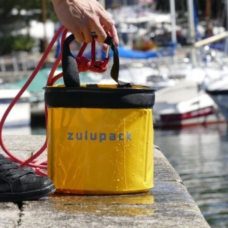 Zulupack Seau pliable Bucket 15 jaune