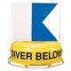 Boje mit Alpha Flagge