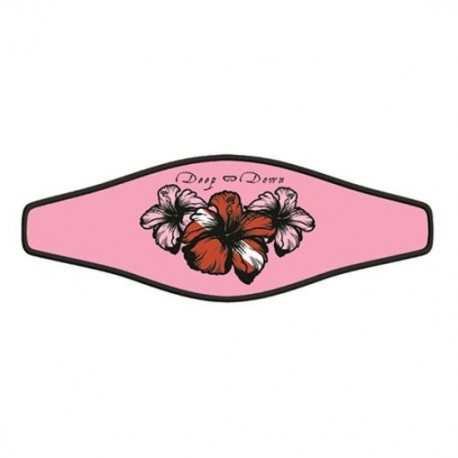 Neoprene Maskenband Hibiscus