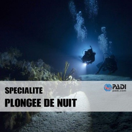 PADI Plongée de nuit