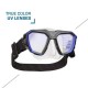 Scubapro D-Mask bleu-transparent - M