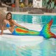 Set de nageoire de sirène Rainbow Pro