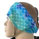 Bandeau de tête sirène multicolore