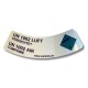 Selbstklebeetikett Flasche Luft 171 mm
