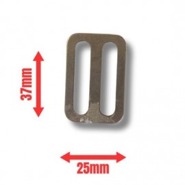 Stopper Edelstahl ohne Zähne 37 x 25mm