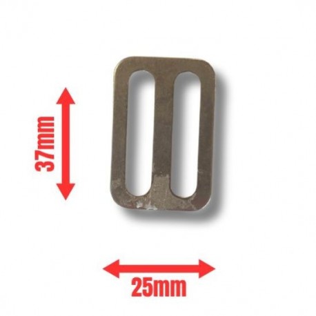 Stopper inox sans dents 35 x 25mm