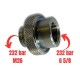Adapter G 5/8 IG 232 b - M26 AG 232 b