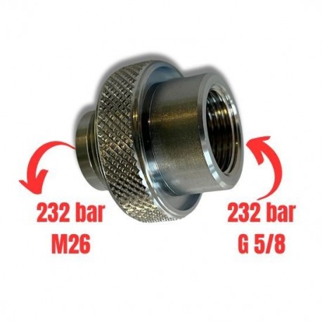 Adapter G 5/8 IG 232 b - M26 AG 232 b