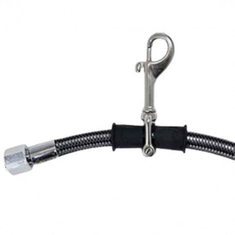 Schlauchhalter mit abnehmbarem Verbindungselement