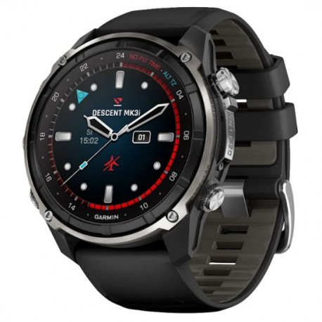 Garmin Tauchuhr Descent™ MK3i - 51mm - PVD Titan Silikonarmband