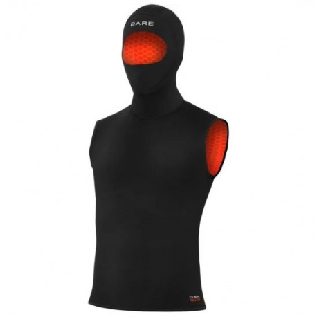 Bare Ultrawarmth Weste mit Haube 5/3mm Men