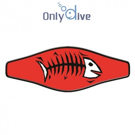 Neoprene Maskenband - Bone Fish
