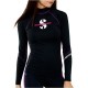Scubapro Rashguard Lycra T-Flex UPF80 manches longues femme onyx
