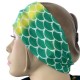 Bandeau de tête sirène vert