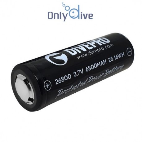 Divepro accu protégé 26800 6800mAh - B09 - charge par USB