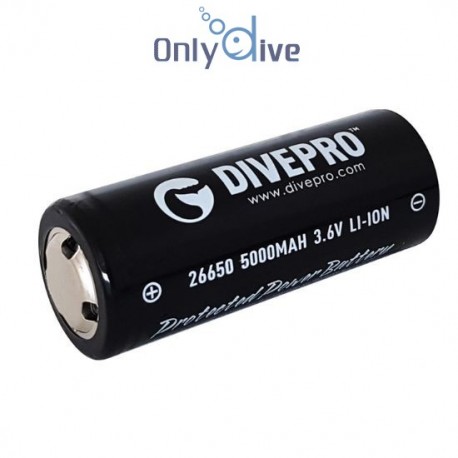 Divepro Batterie lithium 26650 - B03