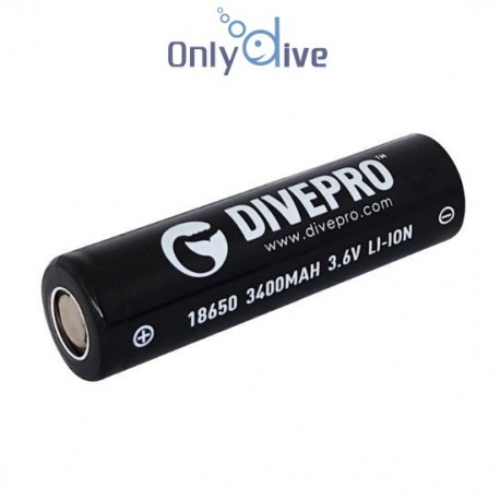 Divepro Batterie lithium 18650- B02