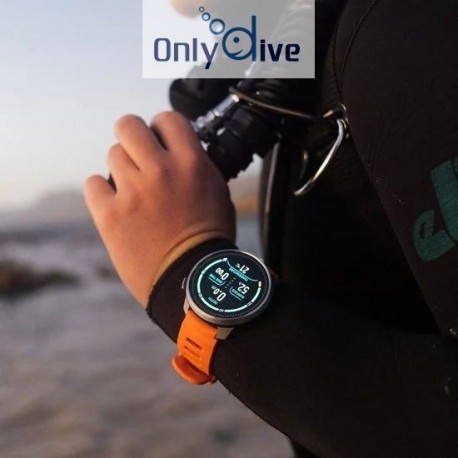 Suunto Bracelet en silicone 22 mm Dive 1 Tangerine S+M