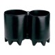 Socle pour bi-bouteilles 8 court, 10-12 litres