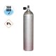 Tauchflasche 7L Alu 200 Bar mit Monoventil G5/8